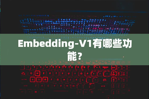 Embedding-V1有哪些功能？