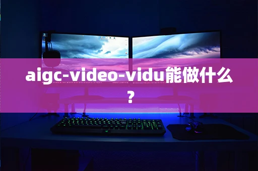 aigc-video-vidu能做什么？