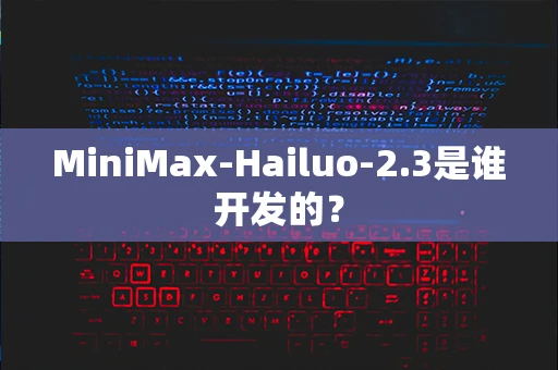 MiniMax-Hailuo-2.3是谁开发的？