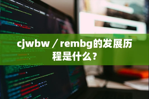 cjwbw／rembg的发展历程是什么？