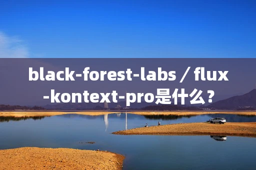 black-forest-labs／flux-kontext-pro是什么？